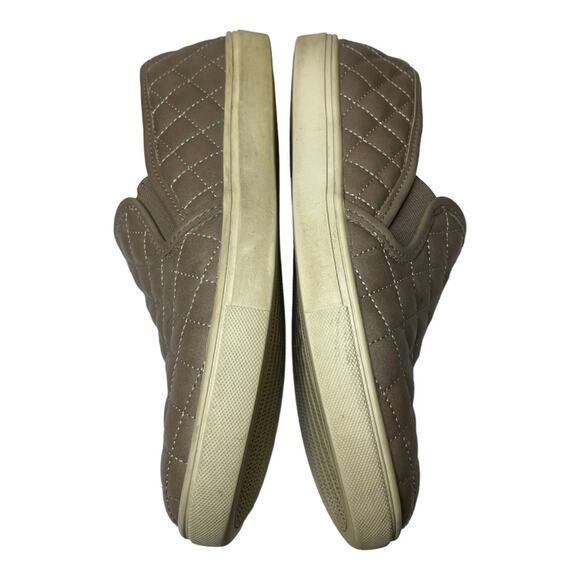 Steve Madden Ecentrcq Womens Tan Quilted Slip On Round Toe Sneaker Flats 9 - Picture 7 of 9